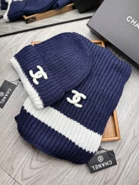 chanel hat and echapres set s_127a60b